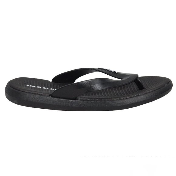 Men's Beach Flip Flops Comfort Supple Home Casual Thong Sandals Outdooor Black - Picture 2 of 3